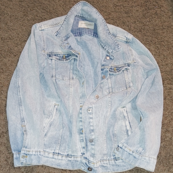 Pilcro Jackets & Blazers - Pilcro Light Blue Denim Jean Jacket